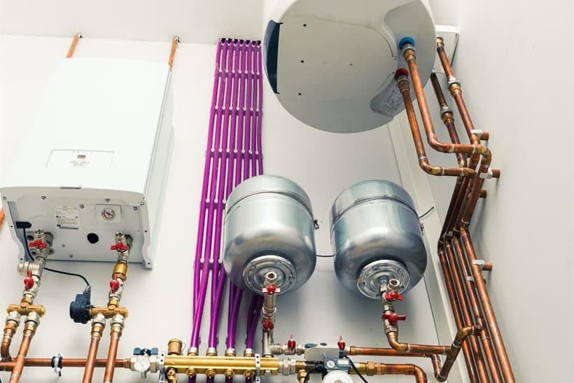 Caldera de gas natural